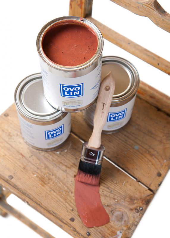 Eggoljetempera laserende maling