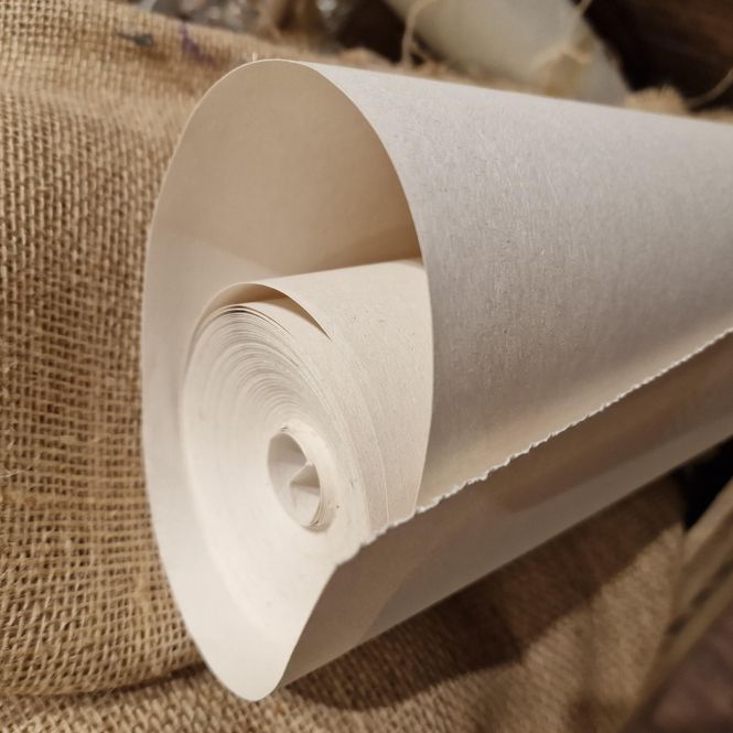 Hovedbilde Papir hvit råpapir 56 cm bredde 