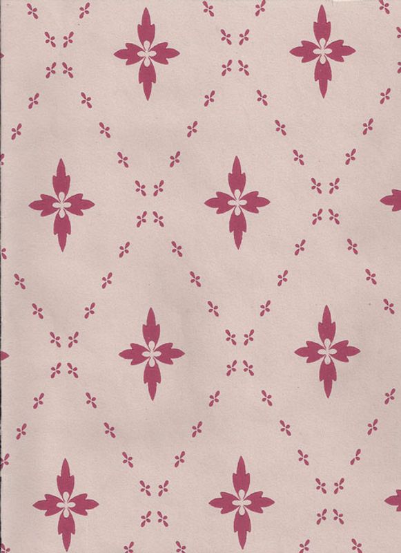 Papirtapet Norsk arv pr. rull (10,05 meter)Design 40 121 (rød) L