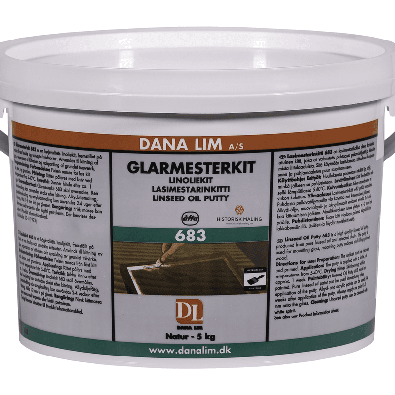 Linoljekitt Danalim natur 