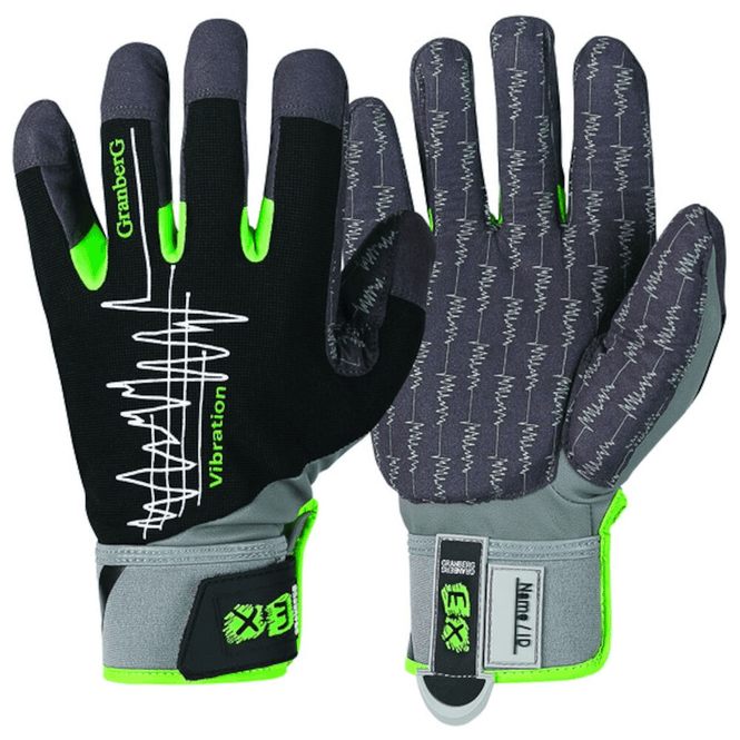 Hovedbilde Granberg Arbeidshanske Vibrasjon - Grå/Sort 10